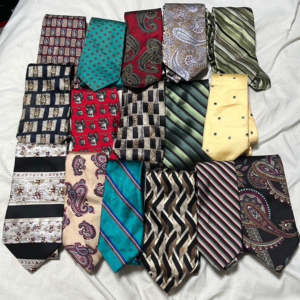 Stafford Tie Lot. 16 total. Great used condition.